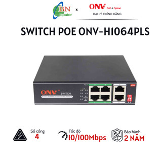 Bộ cấp nguồn POE 4 - 8 cổng ONV H1108PLS, bảo hành 24 tháng