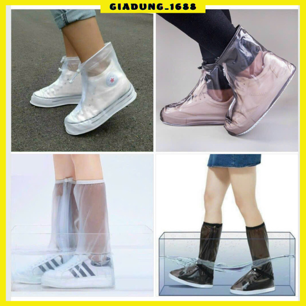 Ủng Đi Mưa Silicon cổ thấp, Cổ Cao thiết kế tiện lợi (Sỉ hot)