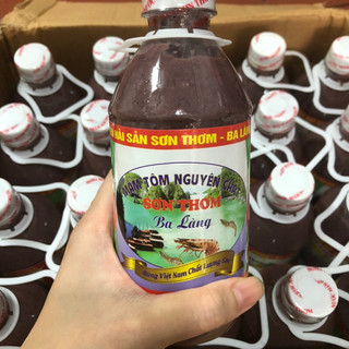 Chai 600g Mắm tôm Ba Làng loại 1