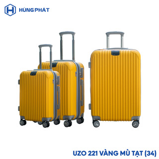 Vali kéo du lịch nhựa chịu lực khóa 3 số bảo mật cao Vali 211
