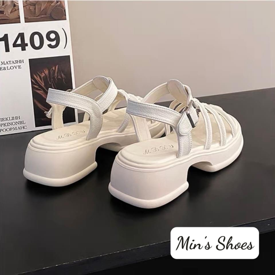 Min's Shoes - S559 Dép Sandal Dây Da Mềm Cao Cấp