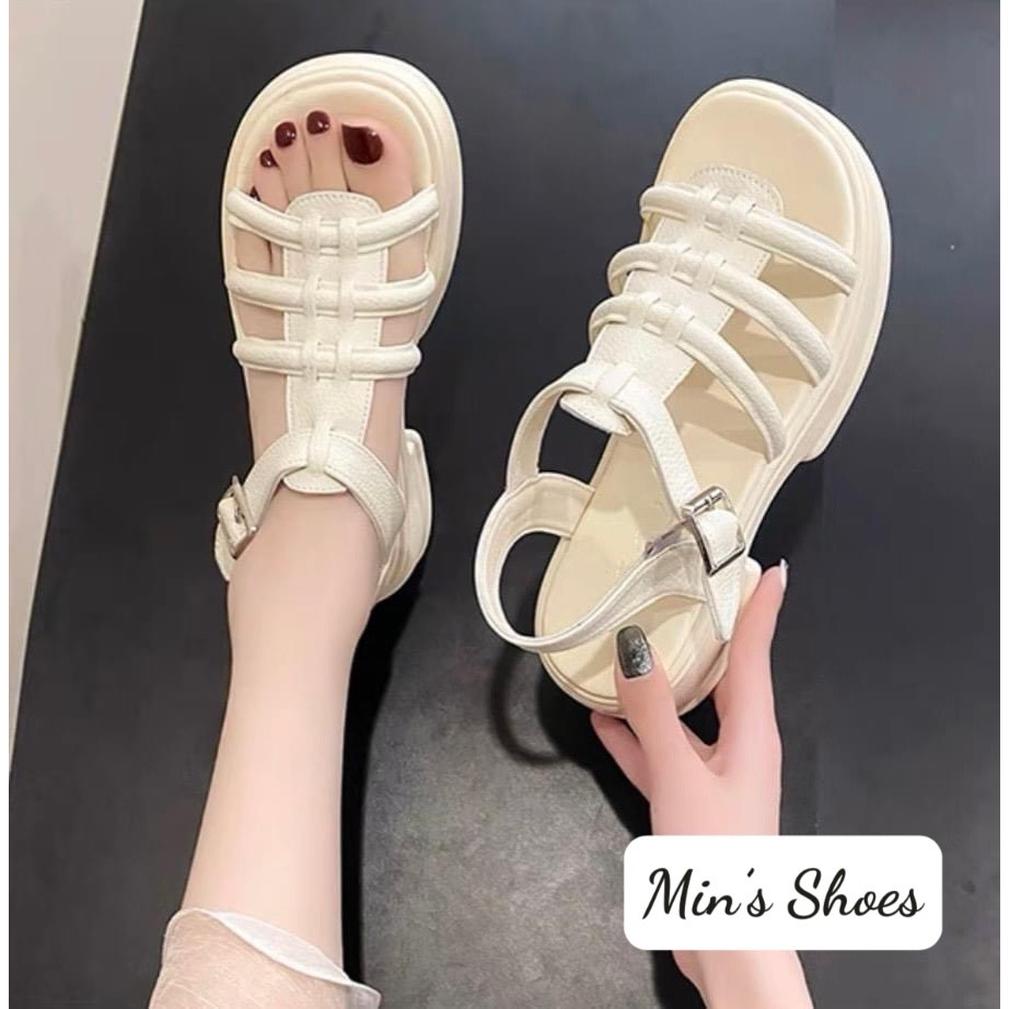 Min's Shoes - S559 Dép Sandal Dây Da Mềm Cao Cấp