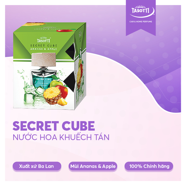 Nước Hoa Xe Ô tô Dạng Chai Xịt TASOTTI SECRET CUBE Khử Mùi Xe Ô tô Hiệu Quả | BigBuy360 - bigbuy360.vn