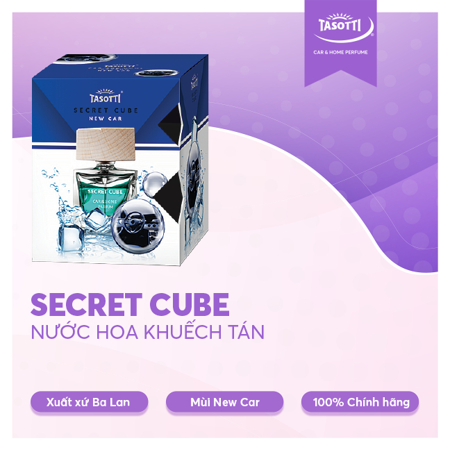 Nước Hoa Xe Ô tô Dạng Chai Xịt TASOTTI SECRET CUBE Khử Mùi Xe Ô tô Hiệu Quả | BigBuy360 - bigbuy360.vn