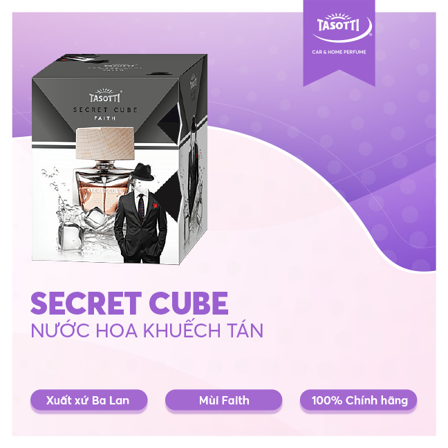 Nước Hoa Xe Ô tô Dạng Chai Xịt TASOTTI SECRET CUBE Khử Mùi Xe Ô tô Hiệu Quả | BigBuy360 - bigbuy360.vn