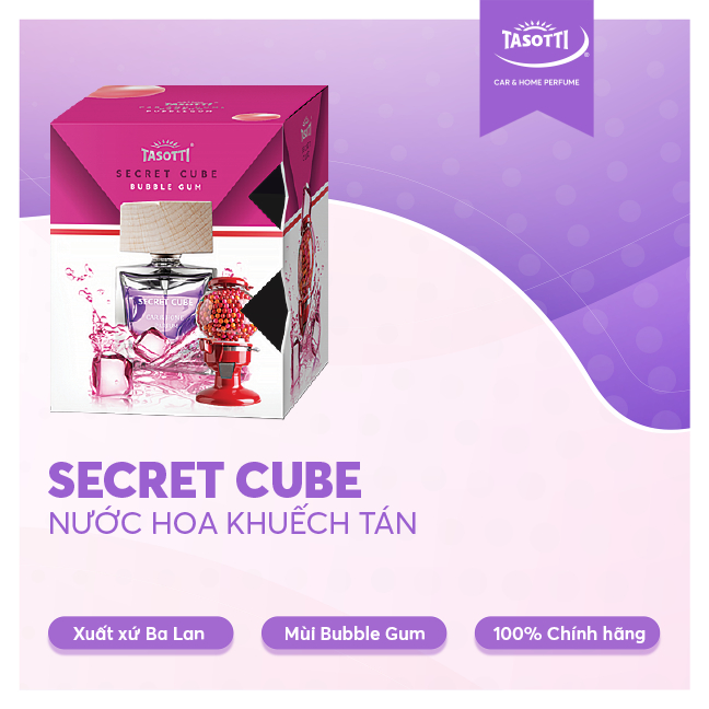 Nước Hoa Xe Ô tô Dạng Chai Xịt TASOTTI SECRET CUBE Khử Mùi Xe Ô tô Hiệu Quả | BigBuy360 - bigbuy360.vn