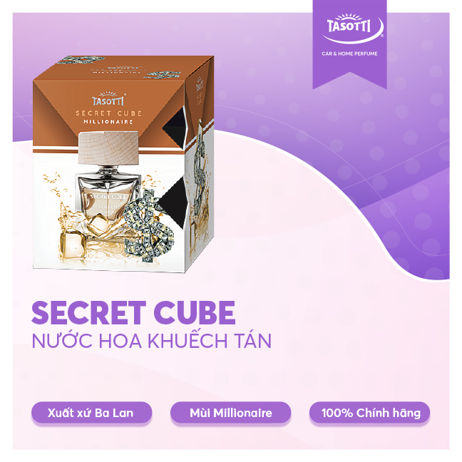 Nước Hoa Xe Ô tô Dạng Chai Xịt TASOTTI SECRET CUBE Khử Mùi Xe Ô tô Hiệu Quả | BigBuy360 - bigbuy360.vn