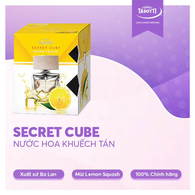 Nước Hoa Xe Ô tô Dạng Chai Xịt TASOTTI SECRET CUBE Khử Mùi Xe Ô tô Hiệu Quả | BigBuy360 - bigbuy360.vn