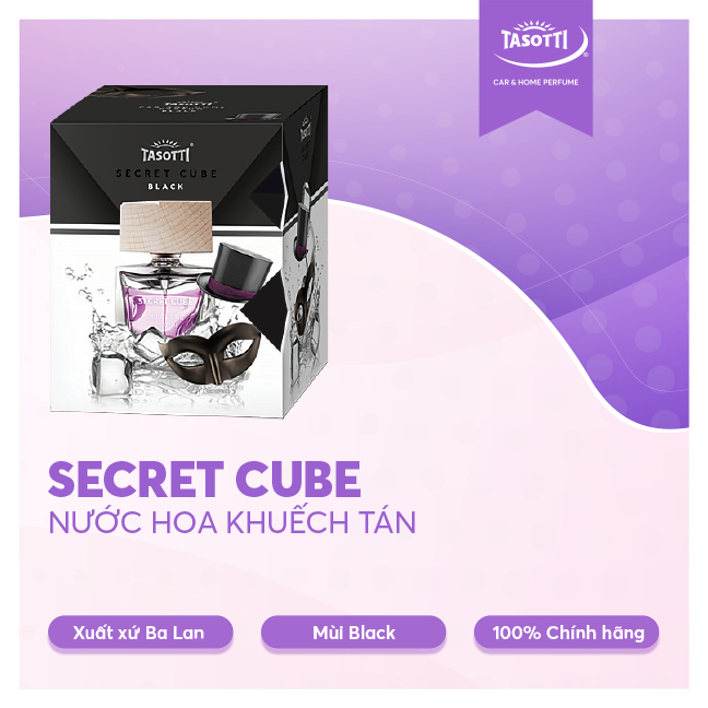 Nước Hoa Xe Ô tô Dạng Chai Xịt TASOTTI SECRET CUBE Khử Mùi Xe Ô tô Hiệu Quả | BigBuy360 - bigbuy360.vn