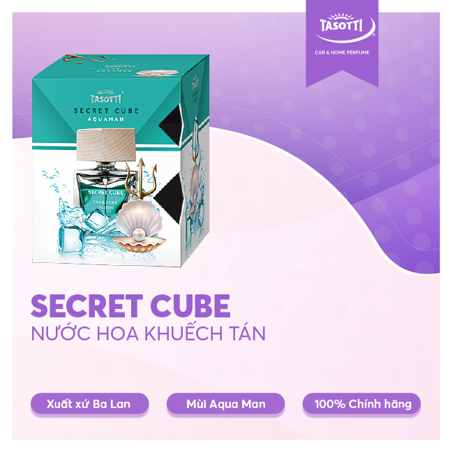 Nước Hoa Xe Ô tô Dạng Chai Xịt TASOTTI SECRET CUBE Khử Mùi Xe Ô tô Hiệu Quả | BigBuy360 - bigbuy360.vn