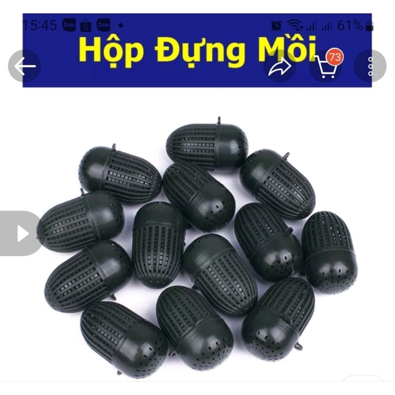 hộp đựng mồi ống trúm lươn, lồng bát quái
