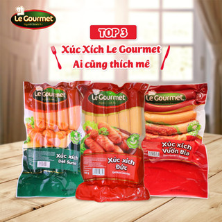 Xúc xích viên, mini, khổng lồ le gourmet. sản phẩm nhập trực tiếp từ nhà máy le gourmet bd