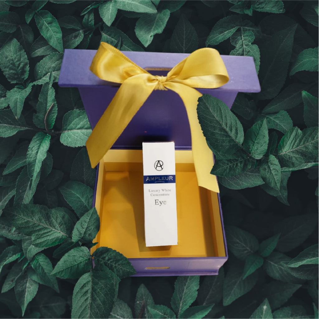 Tinh chất cho vùng mắt AMPLEUR Luxury White Concentrate Eye cung cấp độ ẩm, giảm nếp nhăn và quầng thâm mắt Nhật Bản