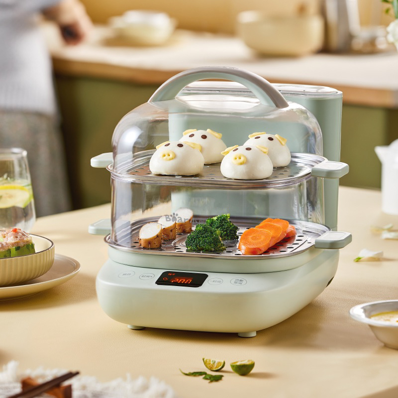 Nồi hấp 2 tầng đa năng dung tích 6L BEAR DZG-C60N2