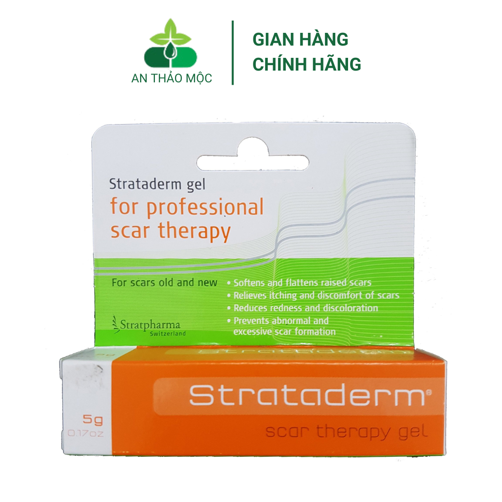 Mờ Sẹo Strataderm Chính Hãng Nhập Khẩu Từ Thụy Sỹ - Tuýp 5g