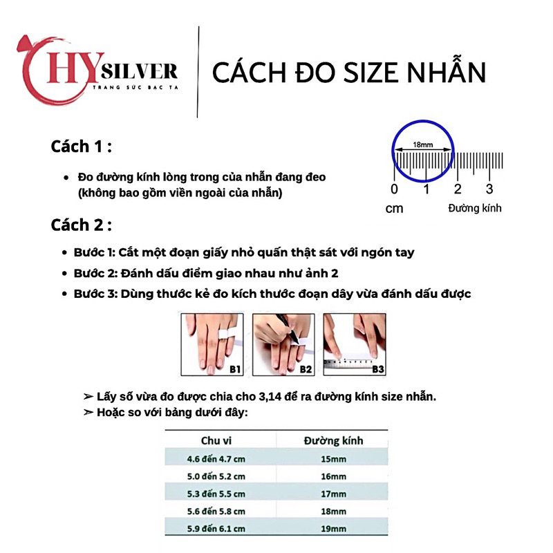 Nhẫn bạc nam nữ CHY SILVER full đá nạm đá dày dặn bạc thật