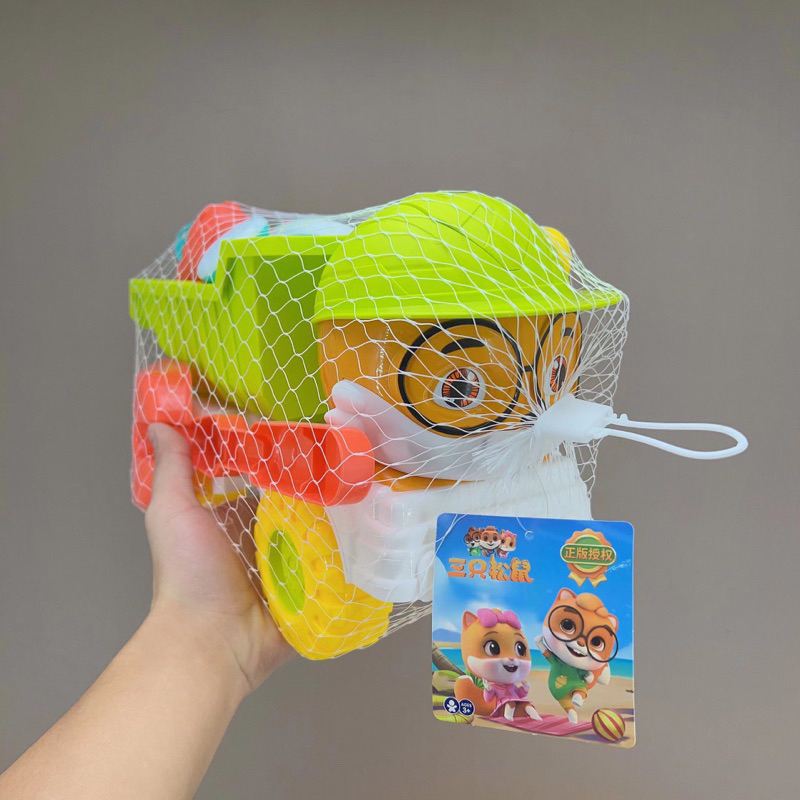 Đồ chơi đi biển xúc cát cho bé, đồ chơi xúc cát hạt muồng an toàn cho bé