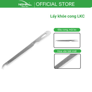 [Mẫu mới] Cây Lấy Khóe Đầu Cong Inox Hỗ Trợ Móc Khóe và Vệ Sinh Khóe KỀM NGHĨA
