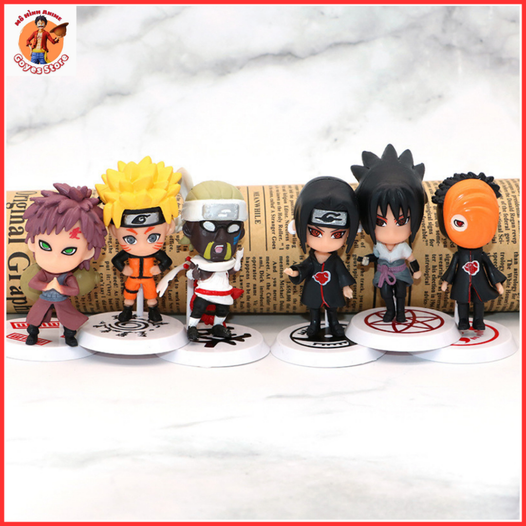 [Naruto] Mô Hình Chibi Naruto, Itachi, Sasuke  Gaara, Kikilabi, Teddy Boy Pap ChiBi Siêu Đẹp