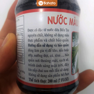 Nước màu dừa Bến Tre chai 200ml