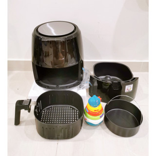 NỒI CHIÊN KHÔNG DẦU LOCK&LOCK EJF357BLK (5.2l)- 1800W (IB SHOP CHỌN QUÀ)