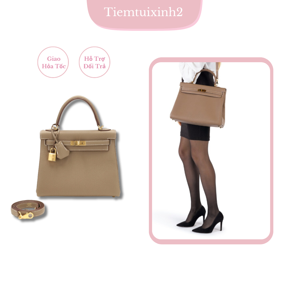 Túi Xách Đeo Chéo Kèm Khăn Dáng Cao Hàng Quảng Châu - T080