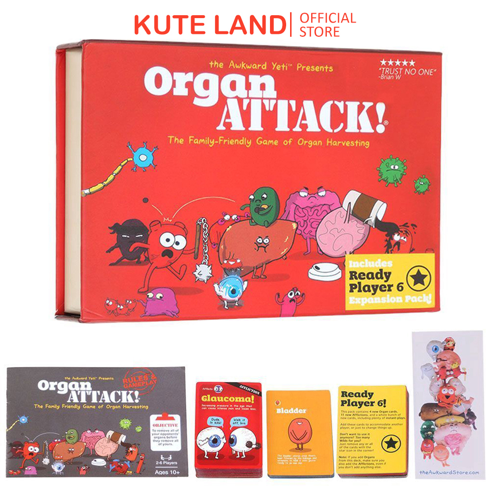 Bộ Trò Chơi Board Game Organ Attack Vui Nhộn BG44