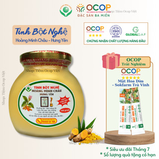 Tinh Bột Nghệ Nguyên Chất Hoàng Minh Châu, Tinh Bột Nghệ Nano Curcumin | Ocop Quốc gia 4 sao, 100gram Tinh nghệ cao cấp.