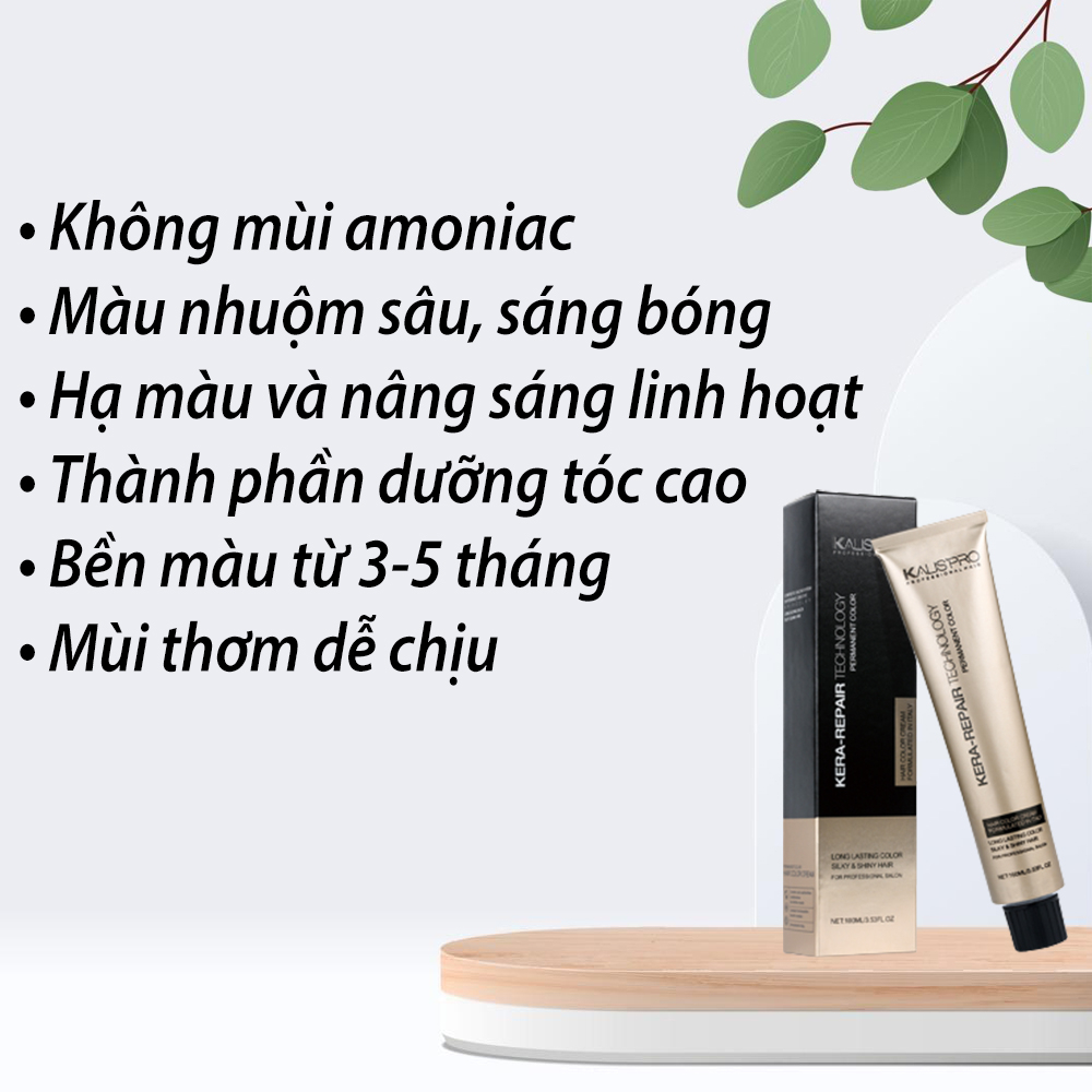 Thuốc nhuộm tóc mã màu tự nhiên Kalispro tuýp 100ml