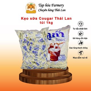 Túi kẹo sữa Cougar Thái Lan túi 1kg