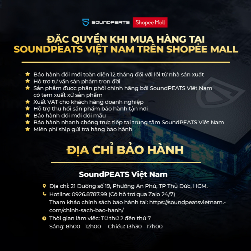 Tai Nghe Nhét Tai True Wireless SoundPEATS Opera 05 - Chống Ồn Chủ Động, LDAC Hires Audio Bluetooth 5.3