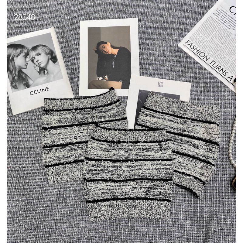 A28048-A quây len kẻ nhiễu