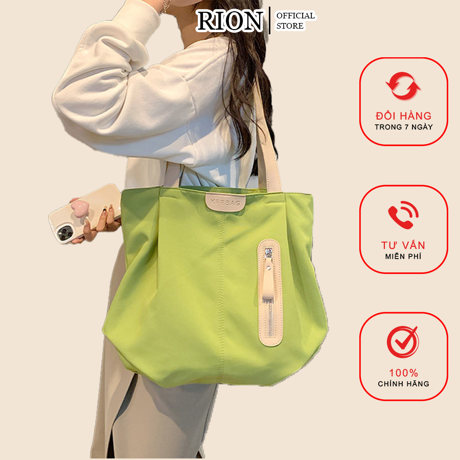 Túi Xách Nữ Thời Trang Bản Lớn Phong Cách Hàn Quốc Tiện Ích Phù Hợp Đi Học Đi Chơi Đi Làm KRF05
