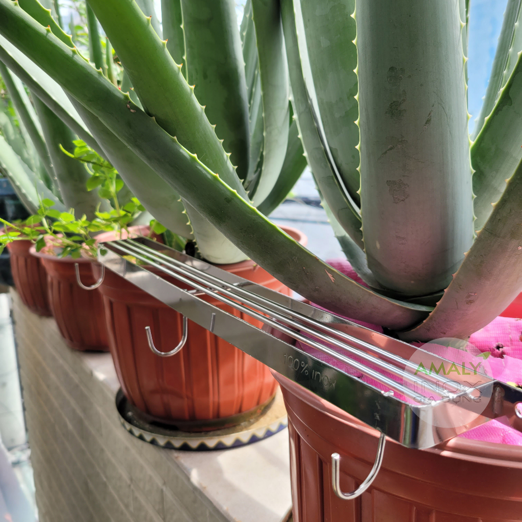 Máng dao inox, khay giắt dao, kéo  - inox 201