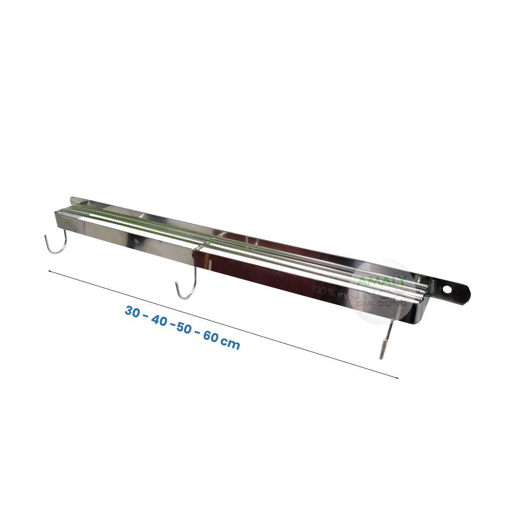 Máng dao inox, khay giắt dao, kéo  - inox 201