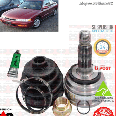 Honda Accord 94-97 Đầu láp bánh trước bên ngoài phải trái trục cơ cốt truyền đồng xe hơi ô tô đời 19
