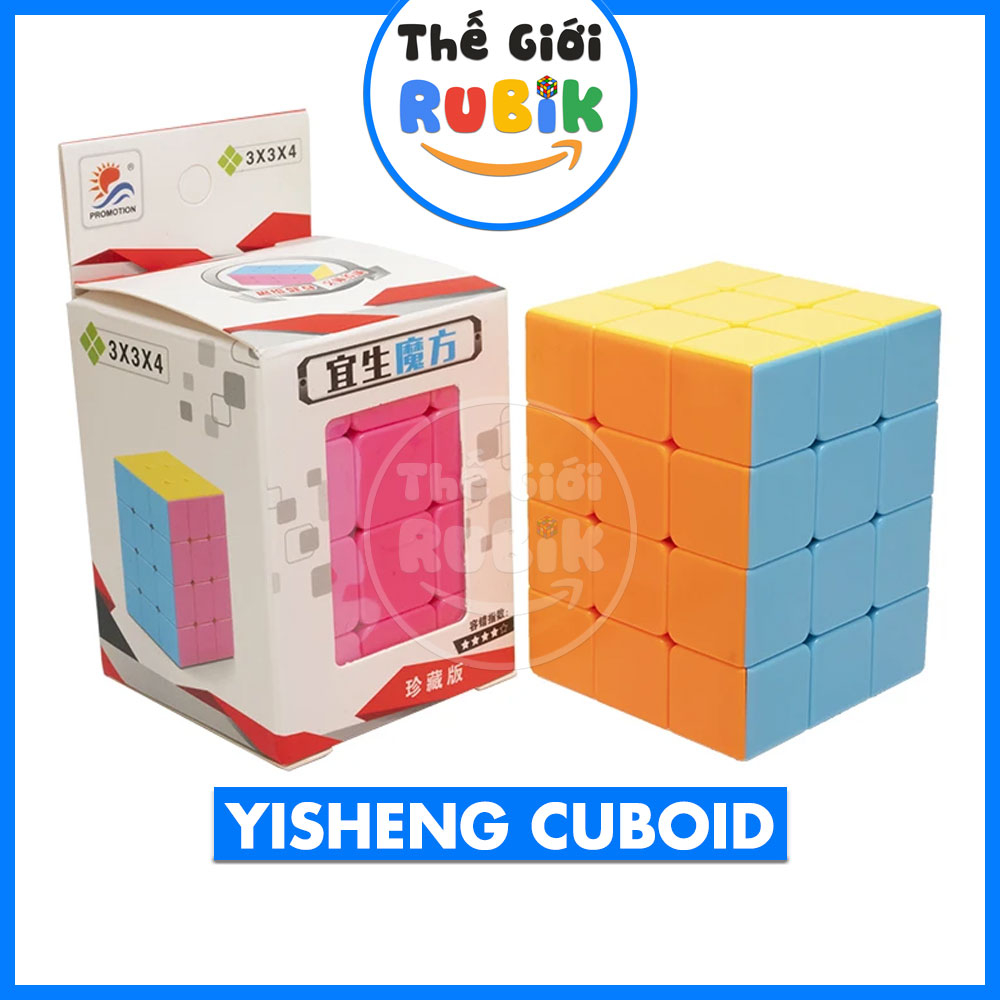 Rubik YiSheng 3x3x4 Cuboid Cube- Rubik Biến Thể 6 Mặt | The Gioi Rubik