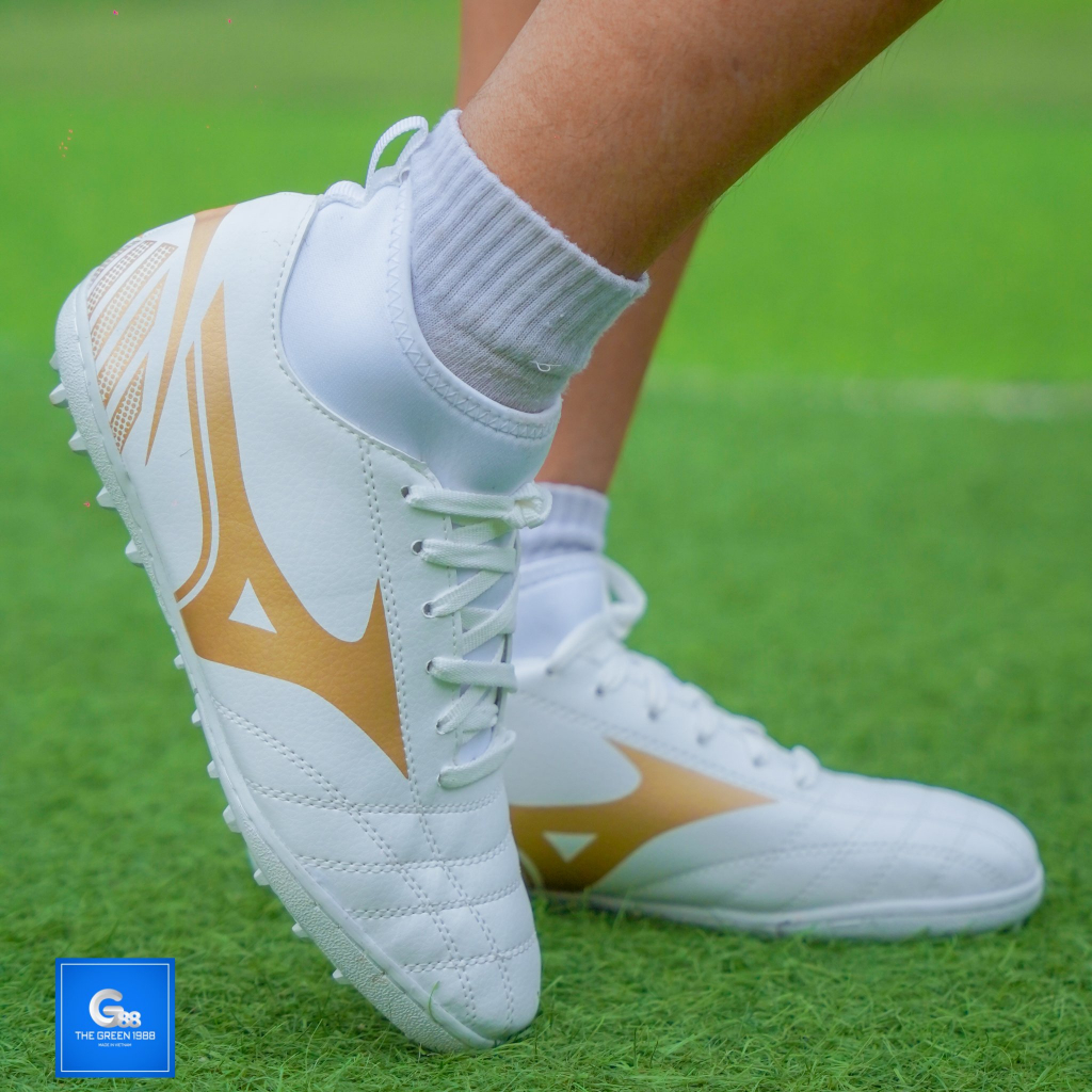 Giày đá bóng Mizuno_giày bóng đá nam sân cỏ nhân tạo_Khâu toàn bộ đế _đế cao su 100%