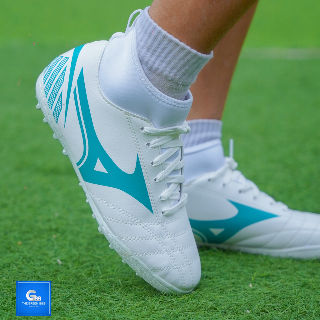 Giày đá bóng Mizuno_giày bóng đá nam sân cỏ nhân tạo_Khâu toàn bộ đế _đế cao su 100%