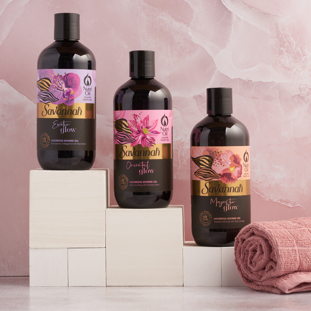 Sữa tắm nước hoa dưỡng da Savannah lưu hương lâu ngăn ngừa lão hóa 500ml