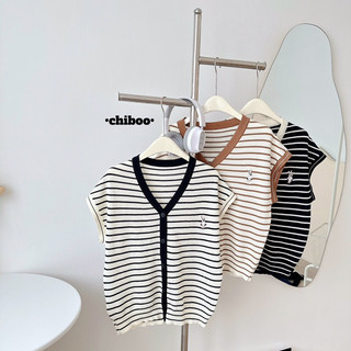 ( 𝙃𝙮𝙮𝙜𝙚 𝙘𝙡𝙤𝙩𝙝𝙞𝙣𝙜 ) Áo len kẻ thỏ dáng gile khuy