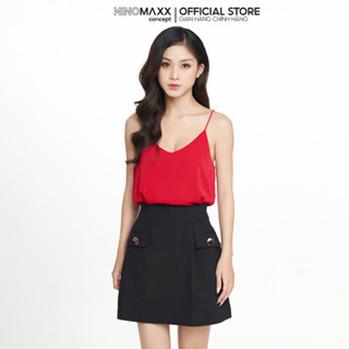 N&M Áo Kiểu 2 dây nữ thời trang vải lụa sen 2205026