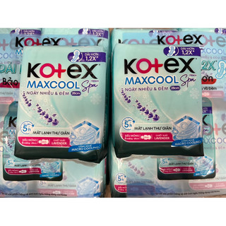 Băng vệ sinh KOTEX ngày nhiều 28cm 6 miếng cool mát lạnh