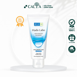 Sữa Rửa Mặt Hada Labo Màu Trắng, Dưỡng Ẩm Tối Ưu, Làm Mịn Da - HadaLabo Advanced Nourish Hyaluron Cleanser 80g
