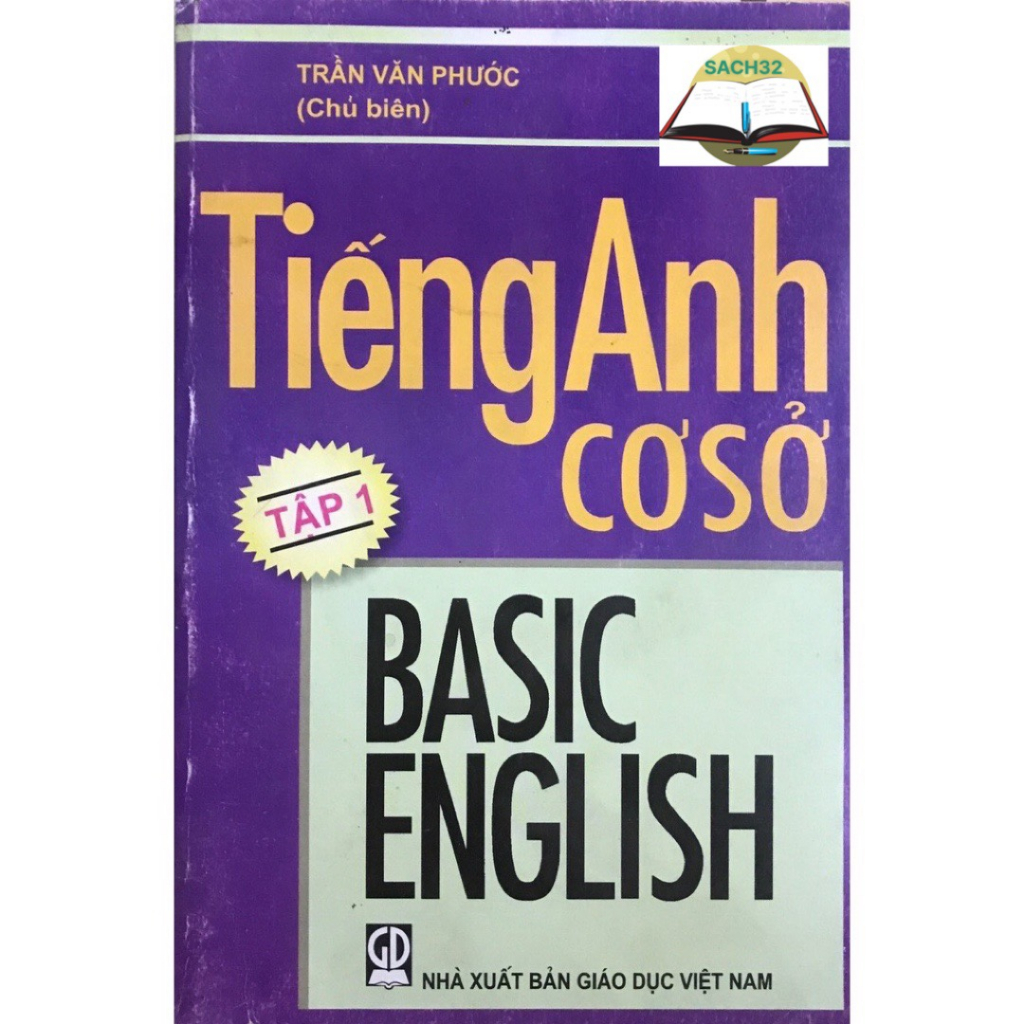 Sách - Combo Tiếng Anh Cơ sở Tập 1 + Tập 2