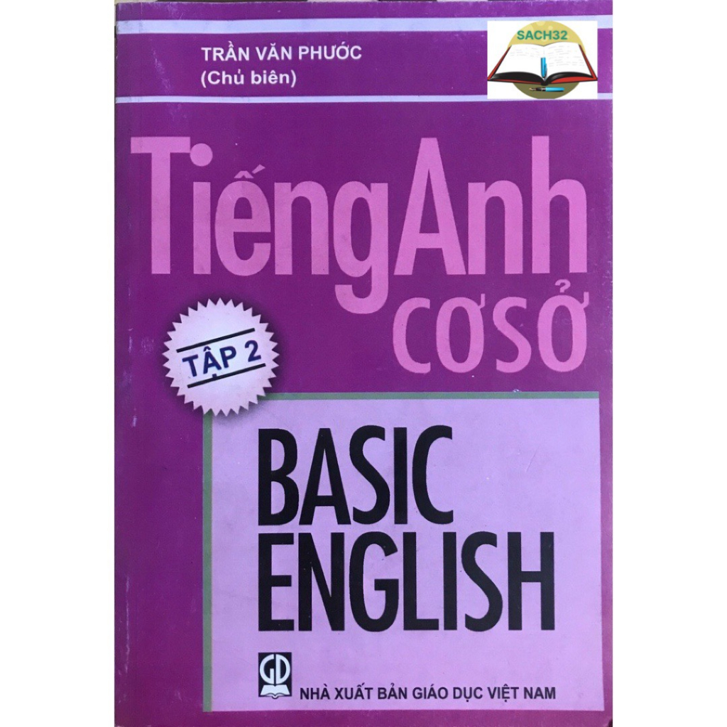 Sách - Combo Tiếng Anh Cơ sở Tập 1 + Tập 2
