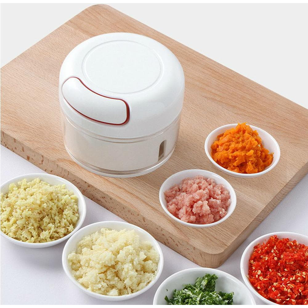 Máy Xay Tỏi Ớt Melli Mini Đa Năng Lưỡi Xay Sắc Bén Kéo Tay Đơn Giản, Dễ Dàng Vệ Sinh, Tiện Dụng