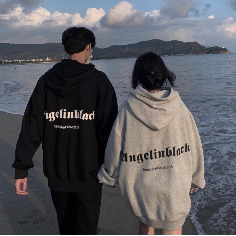 Áo Hoodie Nỉ Ngoại Angleinblack