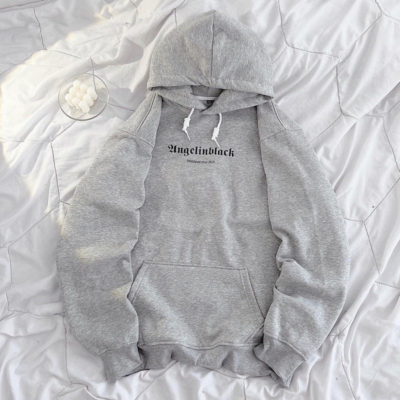 Áo Hoodie Nỉ Ngoại Angleinblack