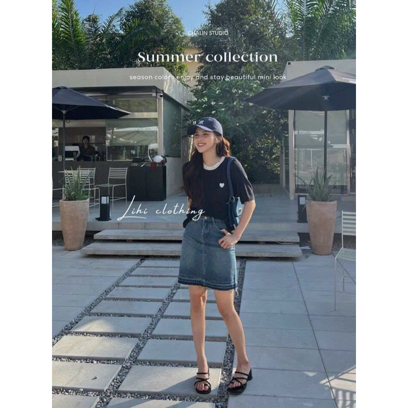@𝗵𝘆𝘆𝗴𝗲 𝗰𝗹𝗼𝘁𝗵𝗶𝗻𝗴  Áo len mỏng cộc tay logo tim